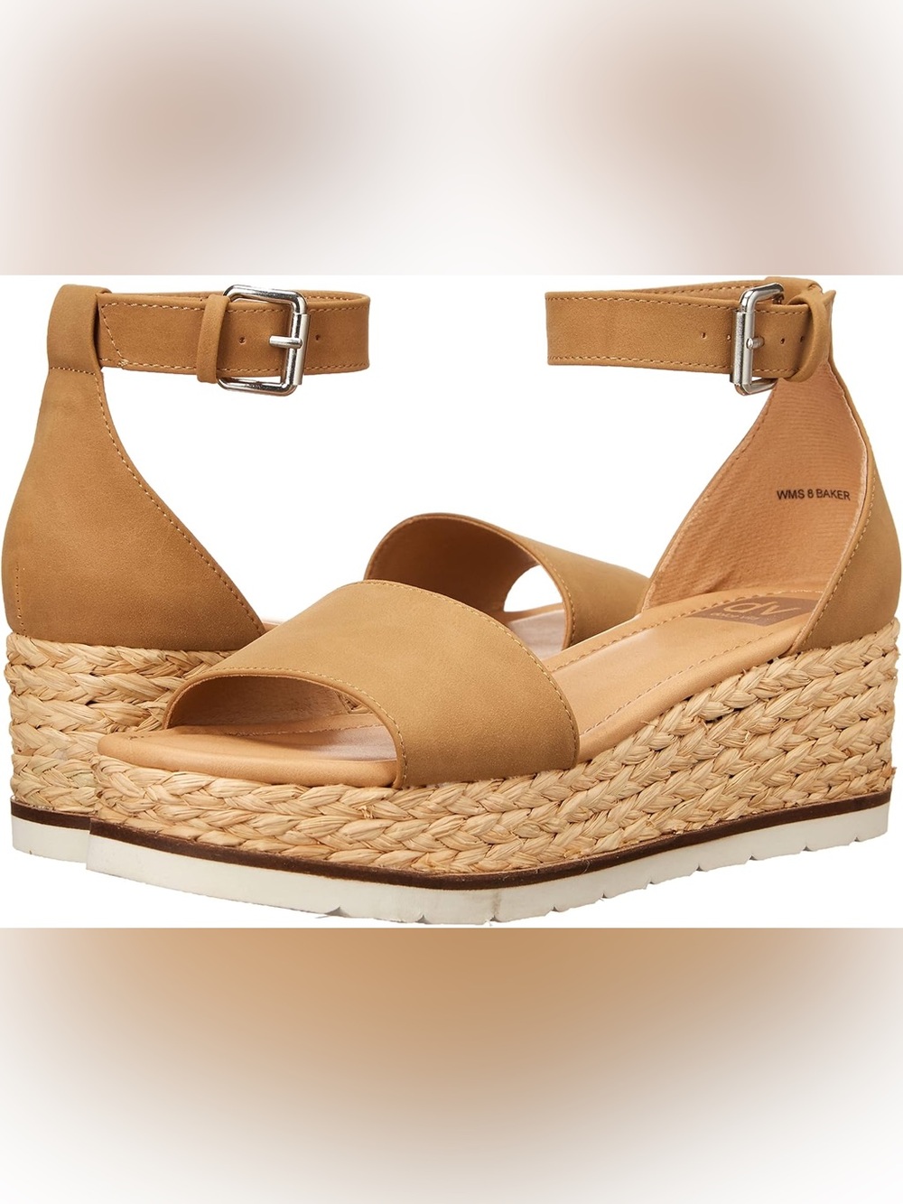 Dolce Vita Tan Braided Espadrille Wedge Sandals
